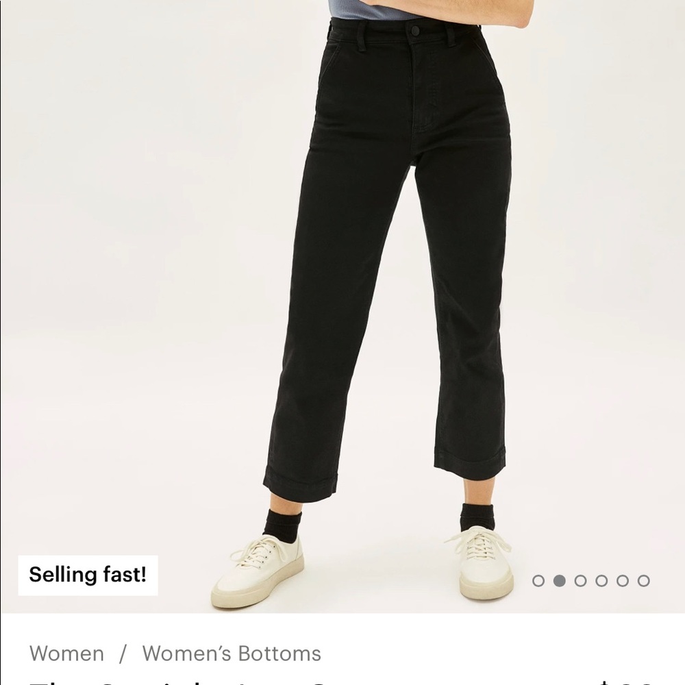 Everlane Straight Leg Crop Pants